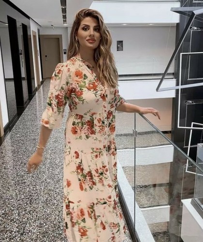 ZARA WOMAN BNWT SS21 ECRU FLORAL PRINT 