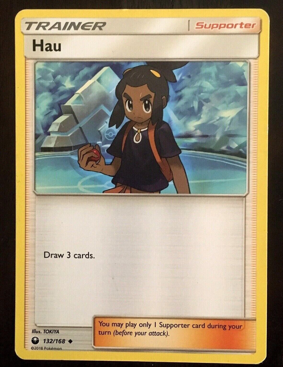 2018 Pokemon TCG Hau 132/168 Uncommon Celestial Storm Trainer Supporter Card
