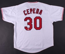 Orlando Cepeda Signed Cardinals Jersey (JSA COA) 1967 NL MVP / 11x All Star 