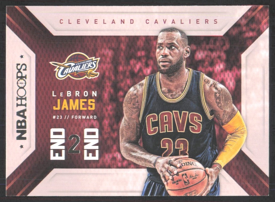 2015-16 Panini NBA Hoops End 2 End LeBron James Cleveland