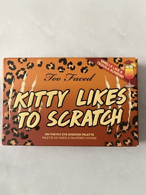 Too Faced Kitty Likes to Scratch eye shadow Smells like tequila sunrise NIB