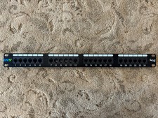 CAT5E ICC 24 Port Patch Panel ICMPP0245E - USED GOOD CONDITION - FREE SHIPPING