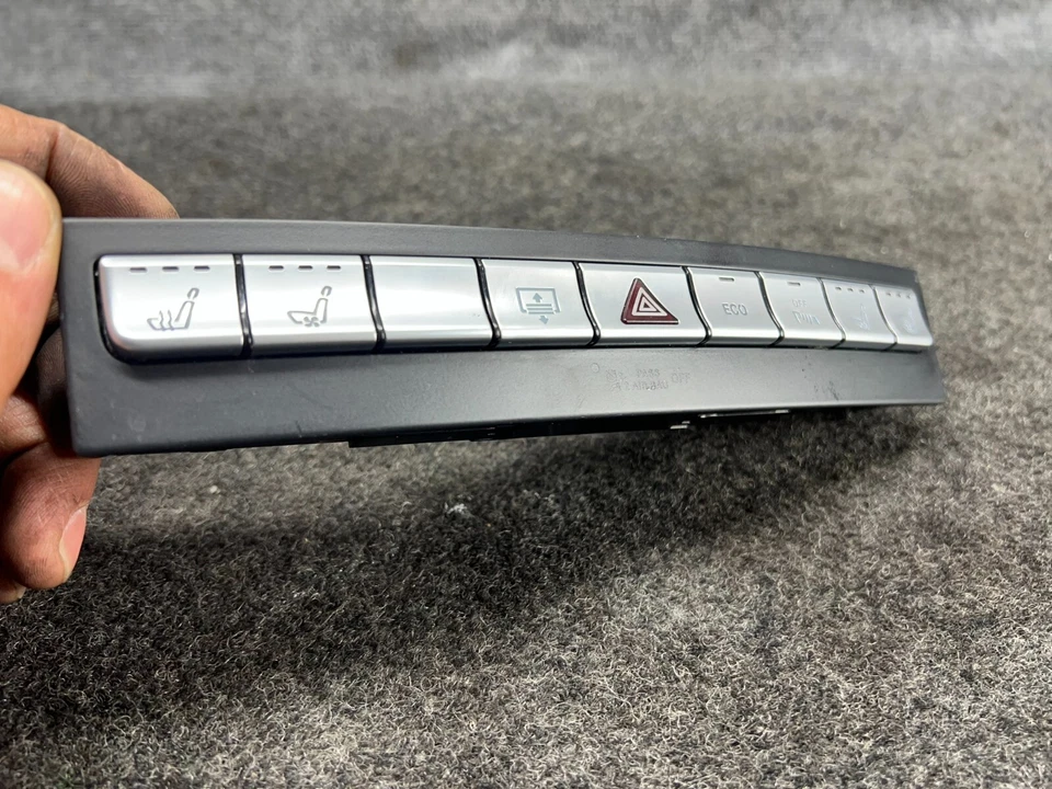 Panel de control de asientos térmicos de peligro para salpicadero Mercedes W218 Cls63 Cls550 OEM Foto 2 de 4