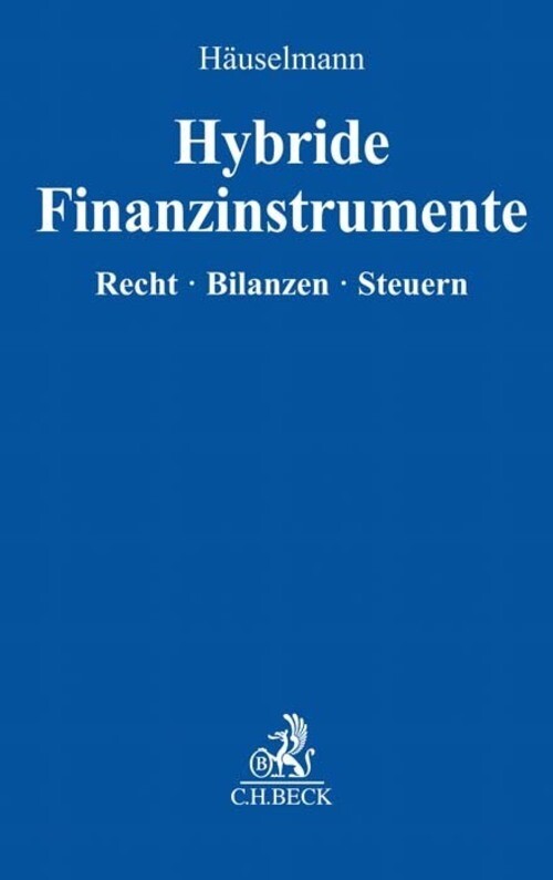 Thumbnail - Hybride Finanzinstrumente | Recht - Bilanzen - Steuern | Holger