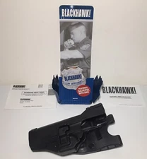 BlackHawk Serpa Duty Holster Lvl 3 Fit Glock 20 21 37 S&W MP .45 44H113BK-L Left