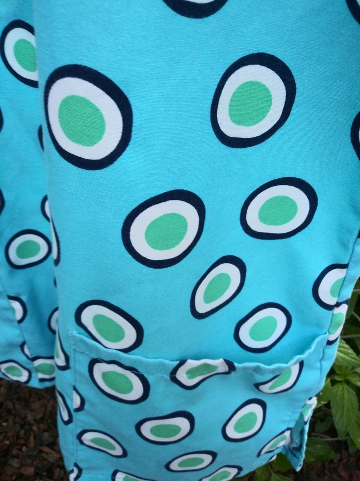 Work wear Scrub top Small Blue Medical Scrubs Vets Nurse Home Healthcare - Image 3 of 4