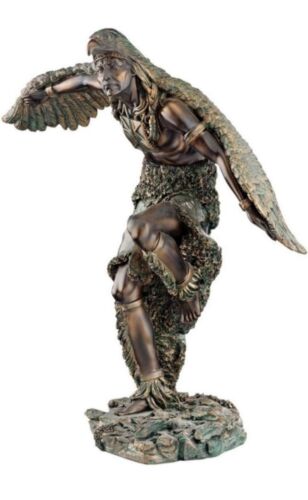Design Toscano 12 in. Polyresin The Eagle Dancer Sculpture