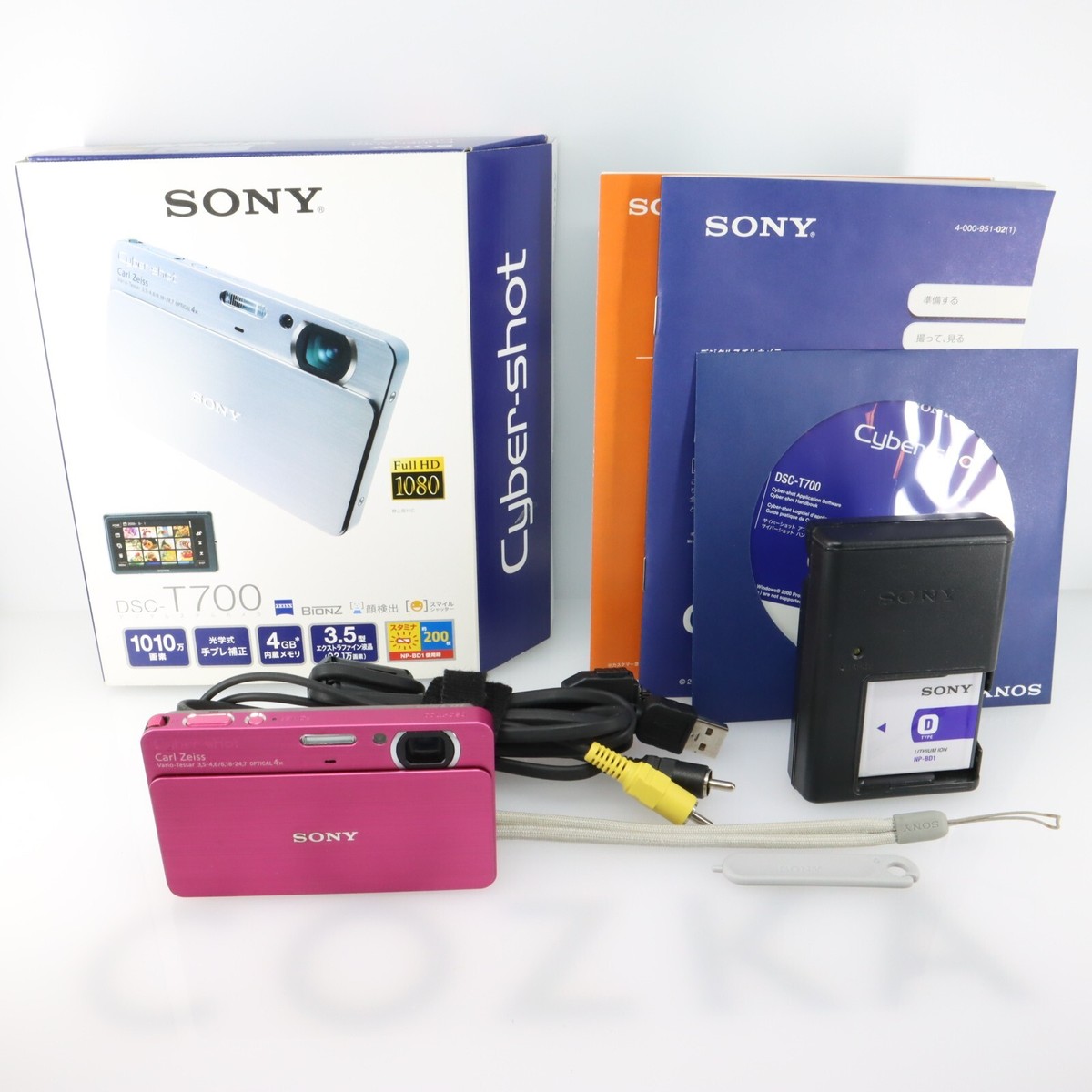 SONY Cyber shot DSC-T700 ピンク SONY Digital Camera DSC-T700 Pink Cyber-shot (language