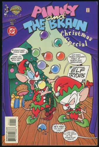 Pinky and The Brain bande dessinée spéciale Noël 1996 Père Noël elfes du pôle Nord - Photo 1 sur 12