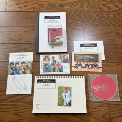 BTS 2017 Season's Greetings DVD Calendar Photo Card Key Ring