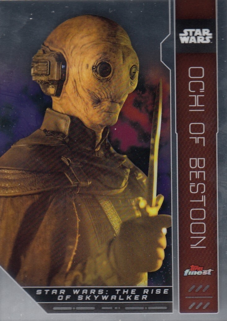 OCHI OF BESTOON RISE OF SKYWALKER STAR WARS FINEST BASE #70 2023