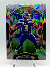 2020 Panini Select - Concourse #4 Russell Wilson Silver Prizm