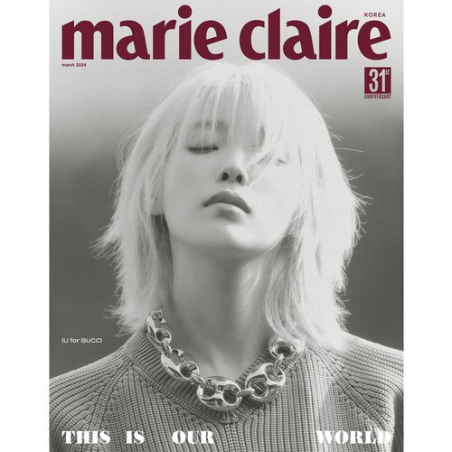 IU marie claire KOREA magazine 2024 numéro de mars IU Coverman + numéro de suivi - Photo 10 sur 11