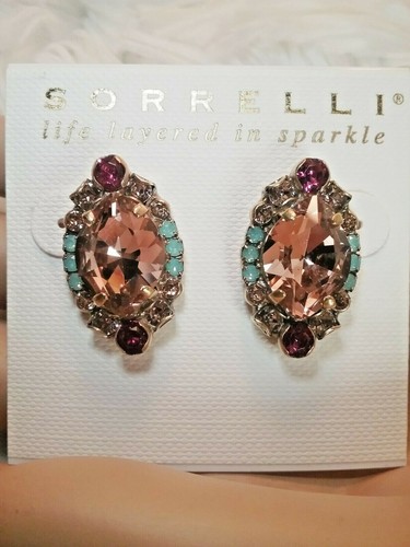 *NEW* & *RETIRED* ~ Sorrelli ~ " RADIANT SUNRISE " ~ Pierced ~ earrings - Picture 8 of 12