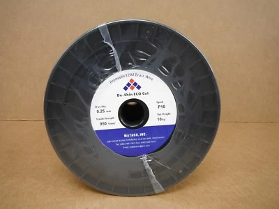 HARD BRASS EDM WIRE (1) ONE 22# spool .010" .25mm 950N Mitsubishi SODICK Fanuc
