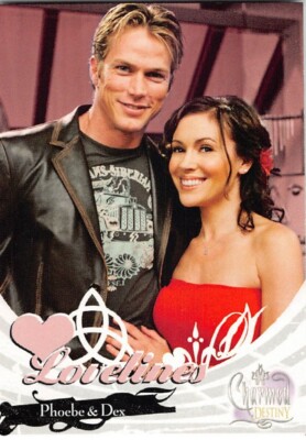 2006 Charmed Destiny TV Show Trading Card #48 Alyssa Milano / Phoebe & Dex