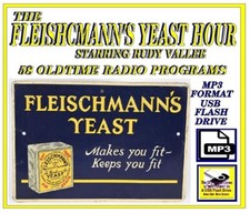 FLEISCHMANN'S YEAST HOUR 58 Select Oldtime Radio Shows MP3 On USB Flash Drive