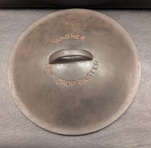 Wagner Drip Drop Baster - Cover ONLY – Cast Iron – 1922 Patent –– Excellent!!