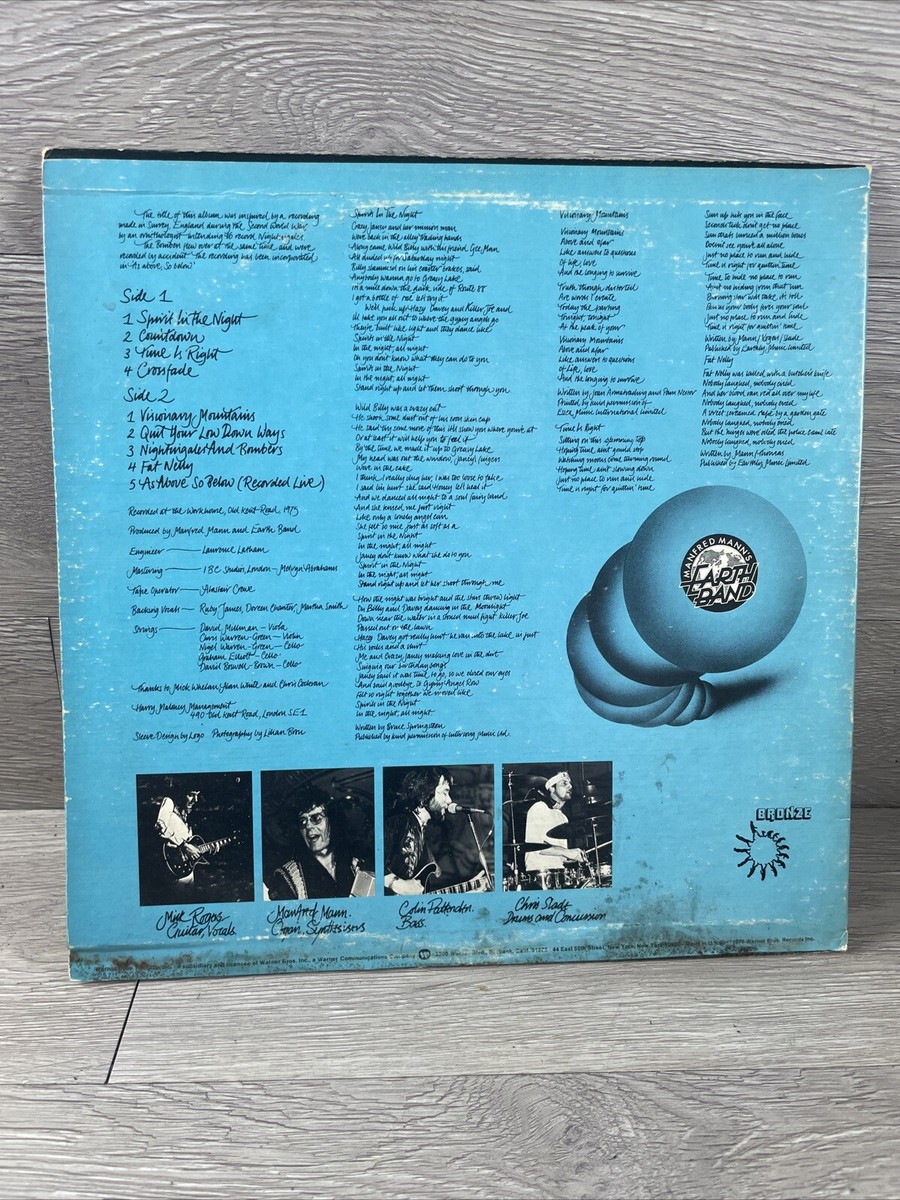 Manfred Mann's Earth Band-Nightingales & Bombers-1987 Rock England