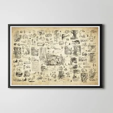 1926 Winnie the Pooh Illustration POSTER! (multiple sizes) - Art - Milne - Draw