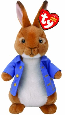 Ty Peter Rabbit Plush 2018 Range - Brand New - Peter Rabbit