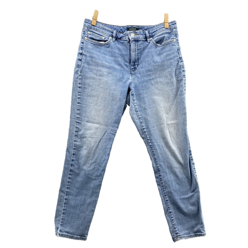 LRL Ralph Lauren Jeans Womens 16 Whisker Denim Streetwear High Waist Y2K Classic