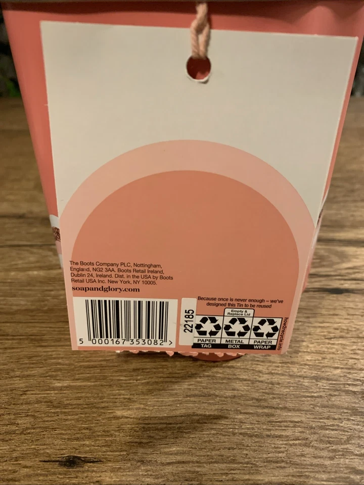 Pink Me Up Fresh & Rosie with Soap & Glory W/Collector Tin. New Sealed - Image 3 of 4