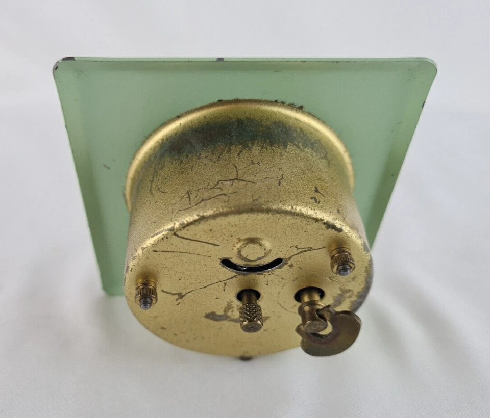 Vintage Tischuhr Exact - Mechanisch Handaufzug 50er Jahre Design Tischuhr - Bild 3 von 4