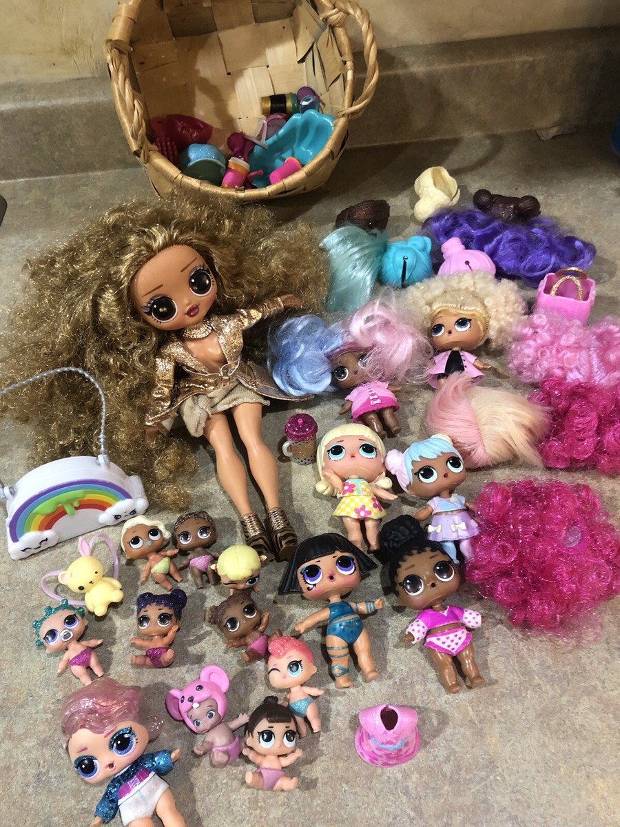 LOL Surprise OMG Doll Lot Big Sister Da Boss Ferocious Little Accessories