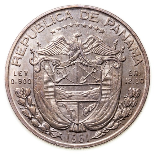 1905-1961 Panama Silver Coin Lot of 3 KM# 3, 25, 26 - Picture 6 of 7