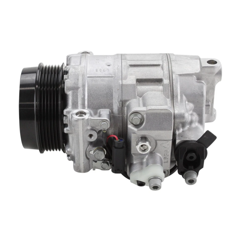 Compresor y embrague de aire acondicionado Denso 471-1594 nuevos para Mercedes-Benz X164 X166 W251 Foto 4 de 4