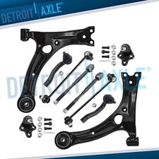 Front Lower Control Arm Ball Joint Tierod Sway Bar for 2003-2008 Toyota Corolla