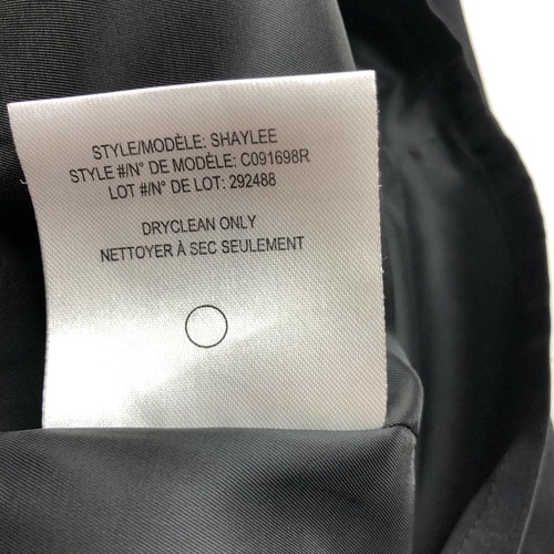 Theory Shaylee Dress Black Sleeveless Pleated Side Sheath Virgin Wool size 8 AG - Picture 12 of 12
