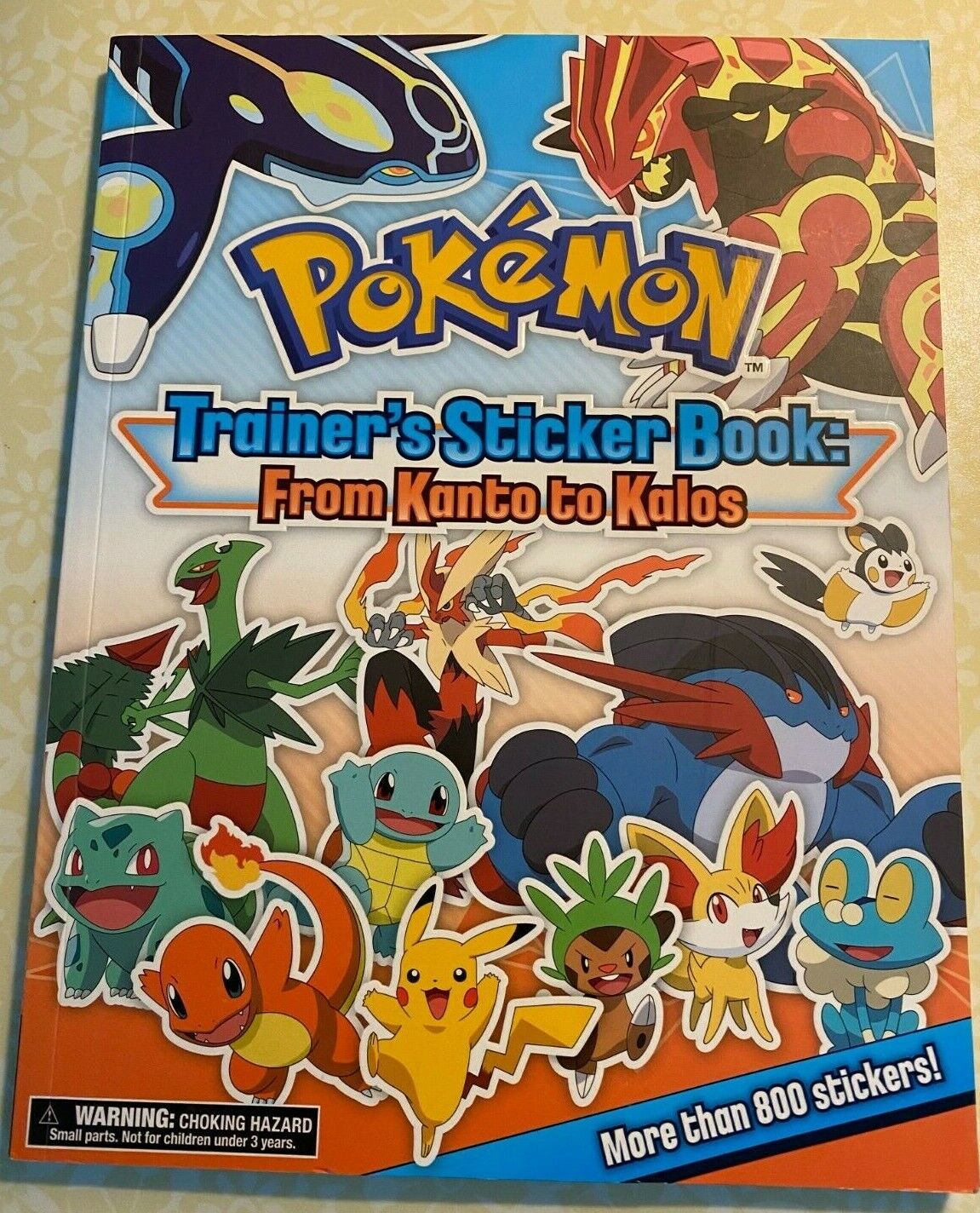 Pokemon Kanto to Kalos Stickers