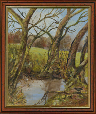M. Holland - Signiert Und Datiert 2004 Oil, The Silent Pool