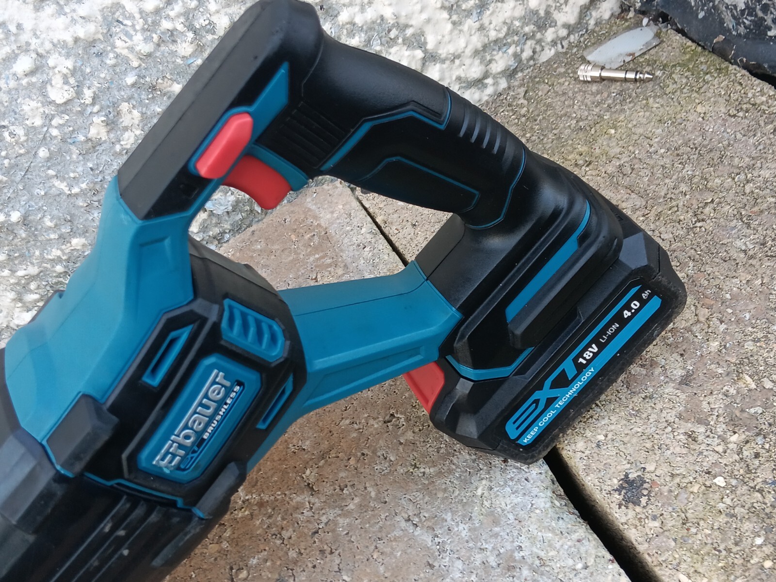 Erbauer EXT 18V 4Ah Liion Cordless Reciprocating Saw ERS18Li