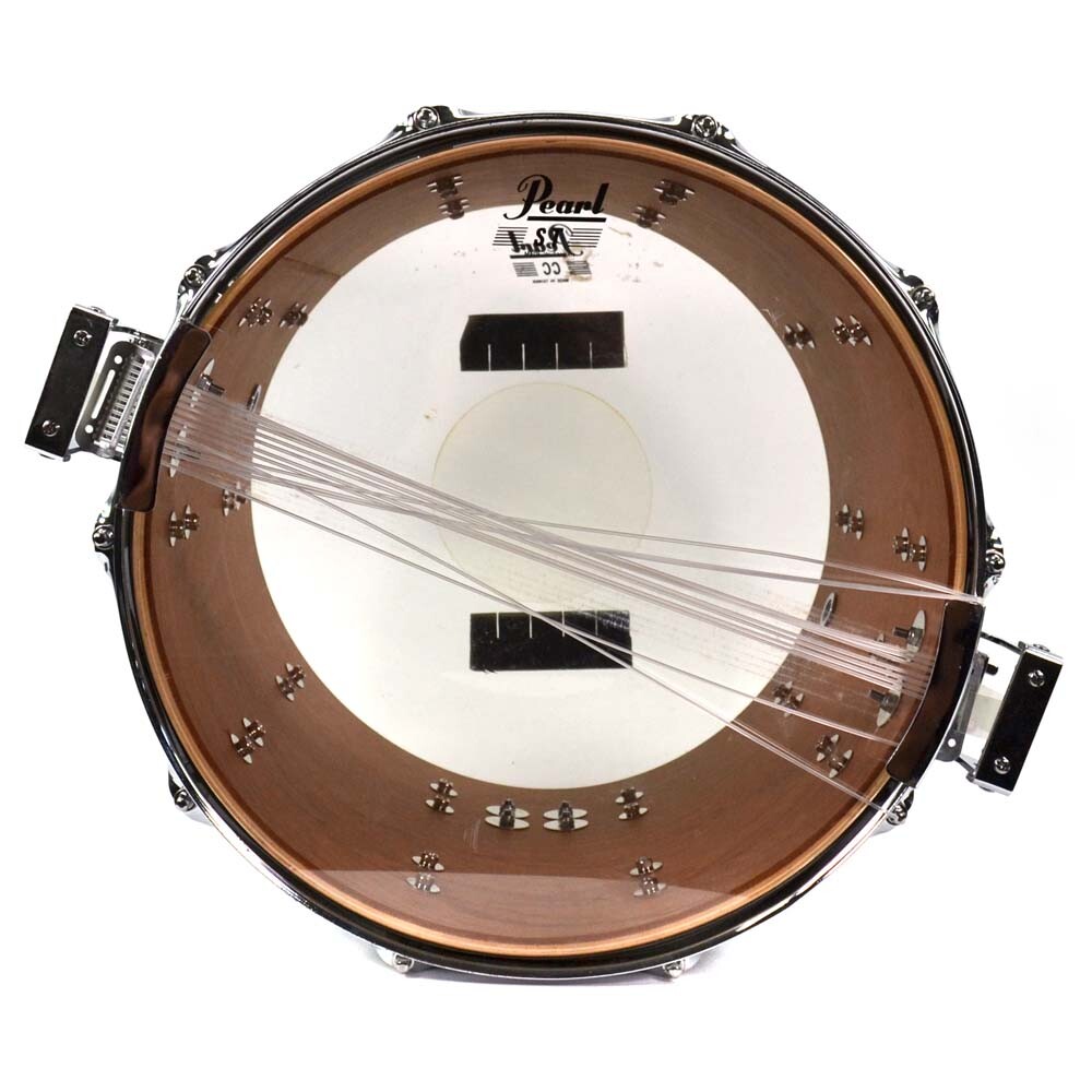 Pearl Competitor Series 14" x 12" Marching Snare Drum Black with Pearl