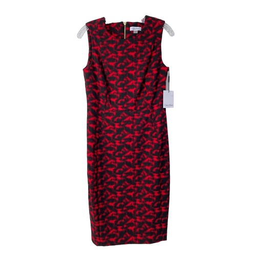 calvin klein black and red dress DIOR 60s Haute Couture Black Two-Piece Wool Dress – THE WAY WE WORE