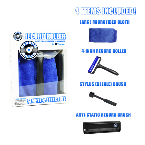 Record Roller - Complete 4-in-1 Vinyl Cleaning Kit - Official Brand Listing - Picture 2 of 7