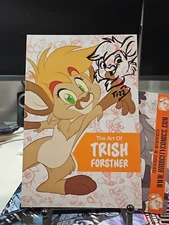 STRAY DOGS ,The art of Trish Forstner Sketched and SIGNED BY TRISH FORSTNER