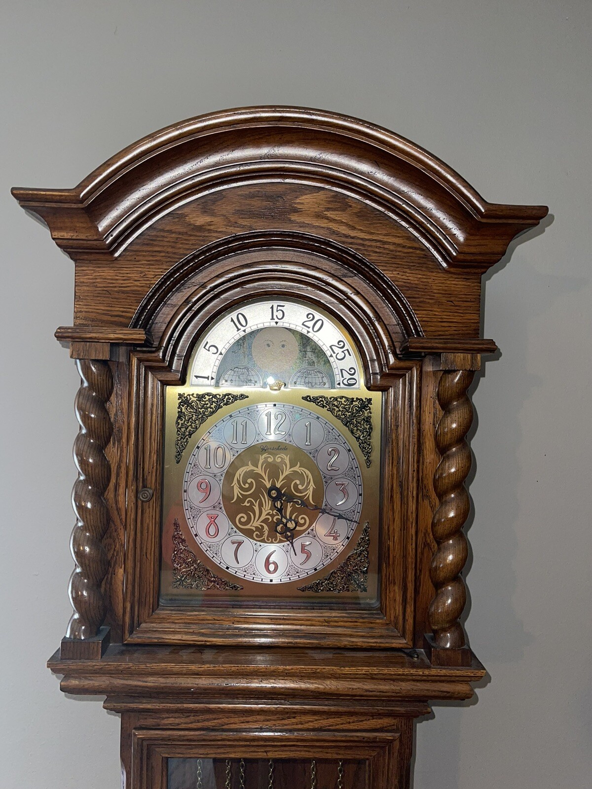 Herschede Grandmother Clock W/ Westminster Chimes, C196070s eBay
