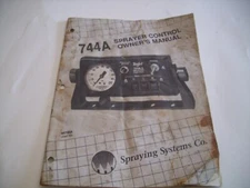 Spraying Systems Co. 744A Spray Control owners manual