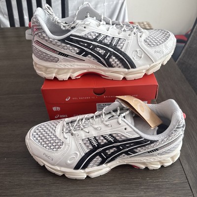 Size 11.5 - ASICS x PACE Gel-Kayano 12.1 Shoes Cream/Black  1203B001-100 