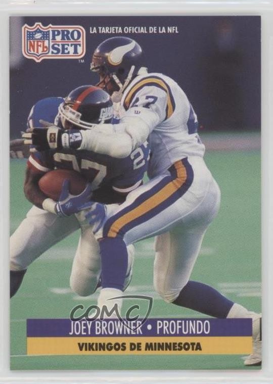 1991 Pro Set Spanish Joey Browner #136 0il7