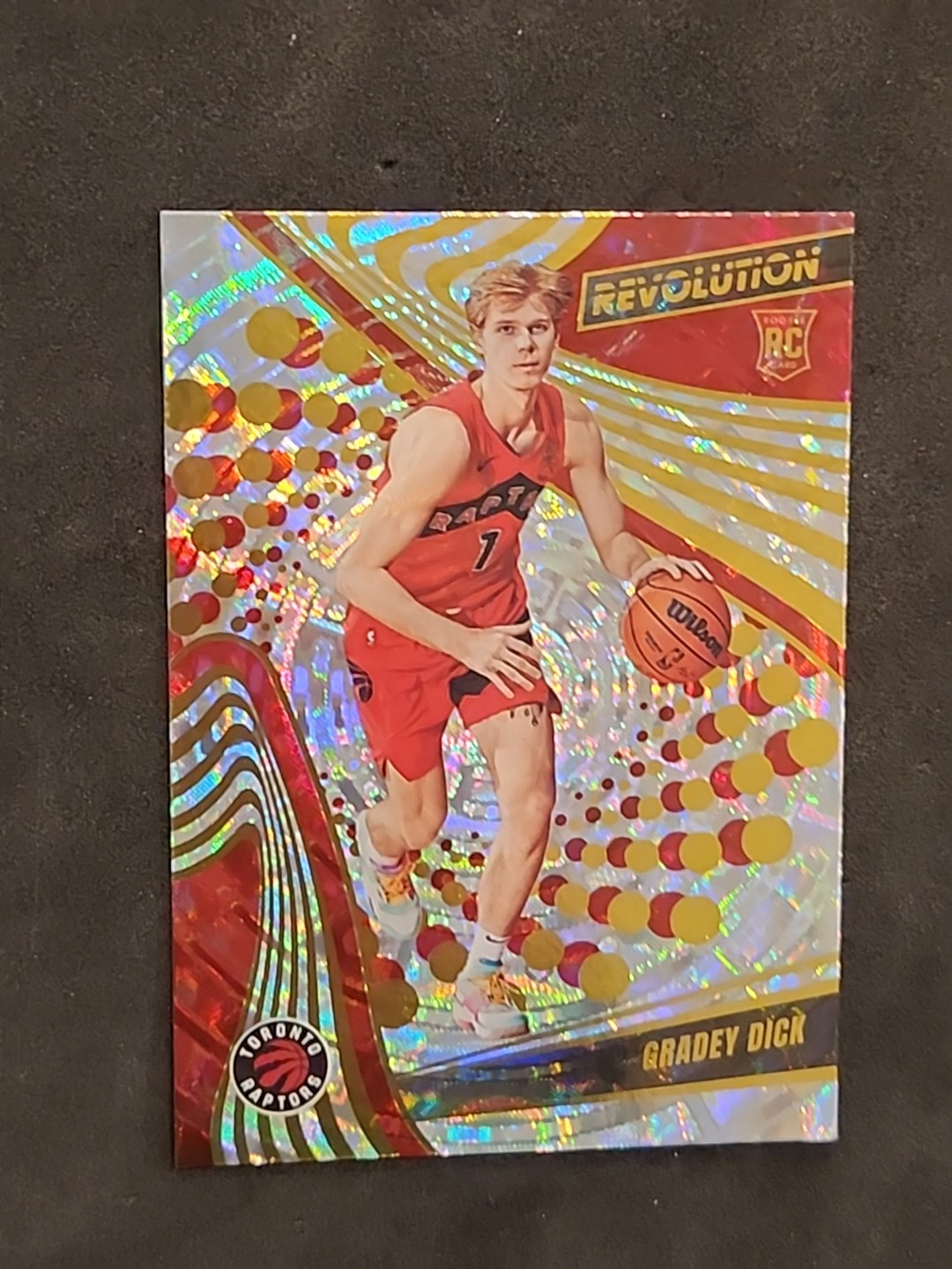 2023-24 Panini Revolution Rookies SP Fractal Gradey Dick #110 Rookie RC