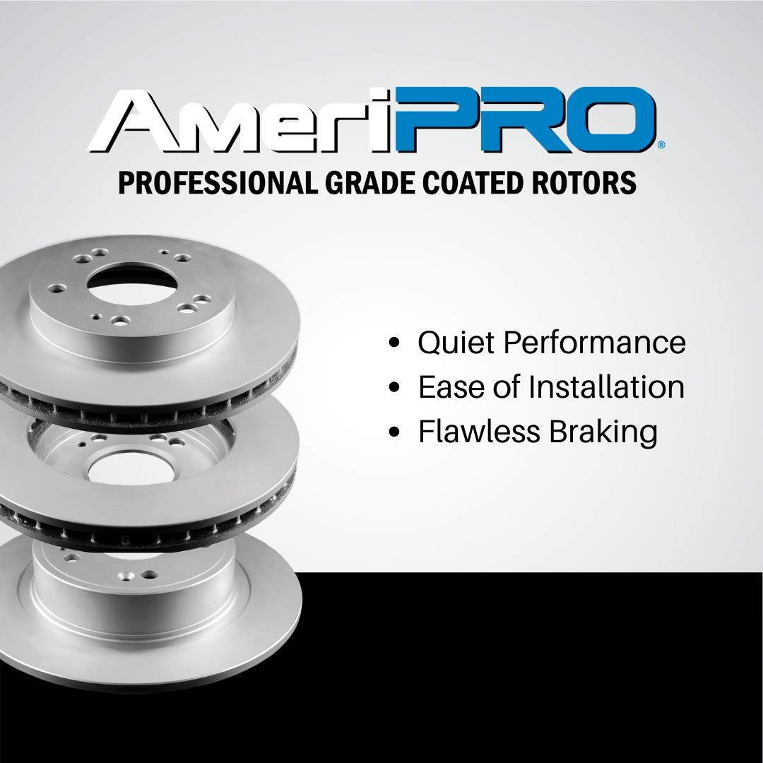 Brake Coated Front Rear Disc Brake Rotors & Pads Fits 09-10 Subaru Impreza WRX thumbnail 10