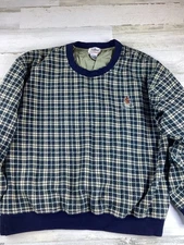 Titleist By Corbin Vintage Plaid Windbreaker Jacket Pullover Sz L Retro Golf