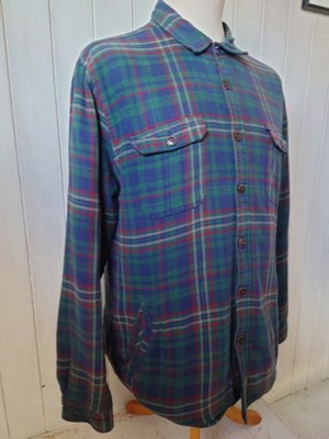 Herren Hemdjacke Sherpa Fleece gefüttert Flanell wattiert warm