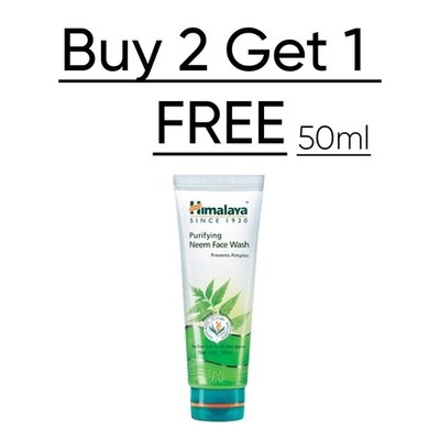 Himalaya Herbal Purifying Neem Face Wash 50 ml KOSTENLOSER VERSAND 2027 Kaufe...