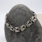 VTG Danecraft Sterling Silver 7.25" Link Bracelet 5.4g Spring Ring Clasp